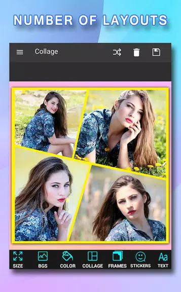 Pic Frames Collage Captura de pantalla 4