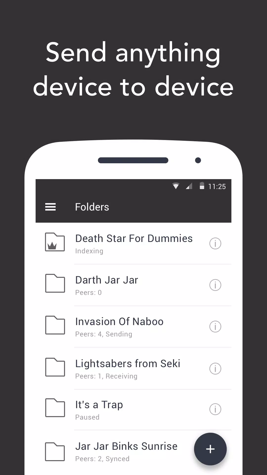 Resilio Sync Скриншот 1