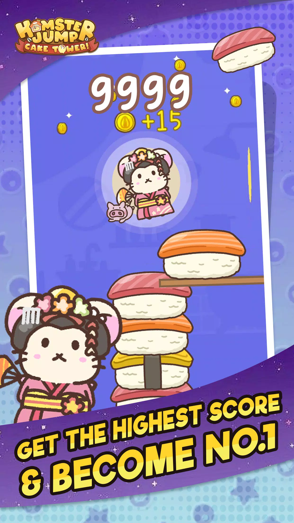 Hamster Jump: Cake Tower! স্ক্রিনশট 2