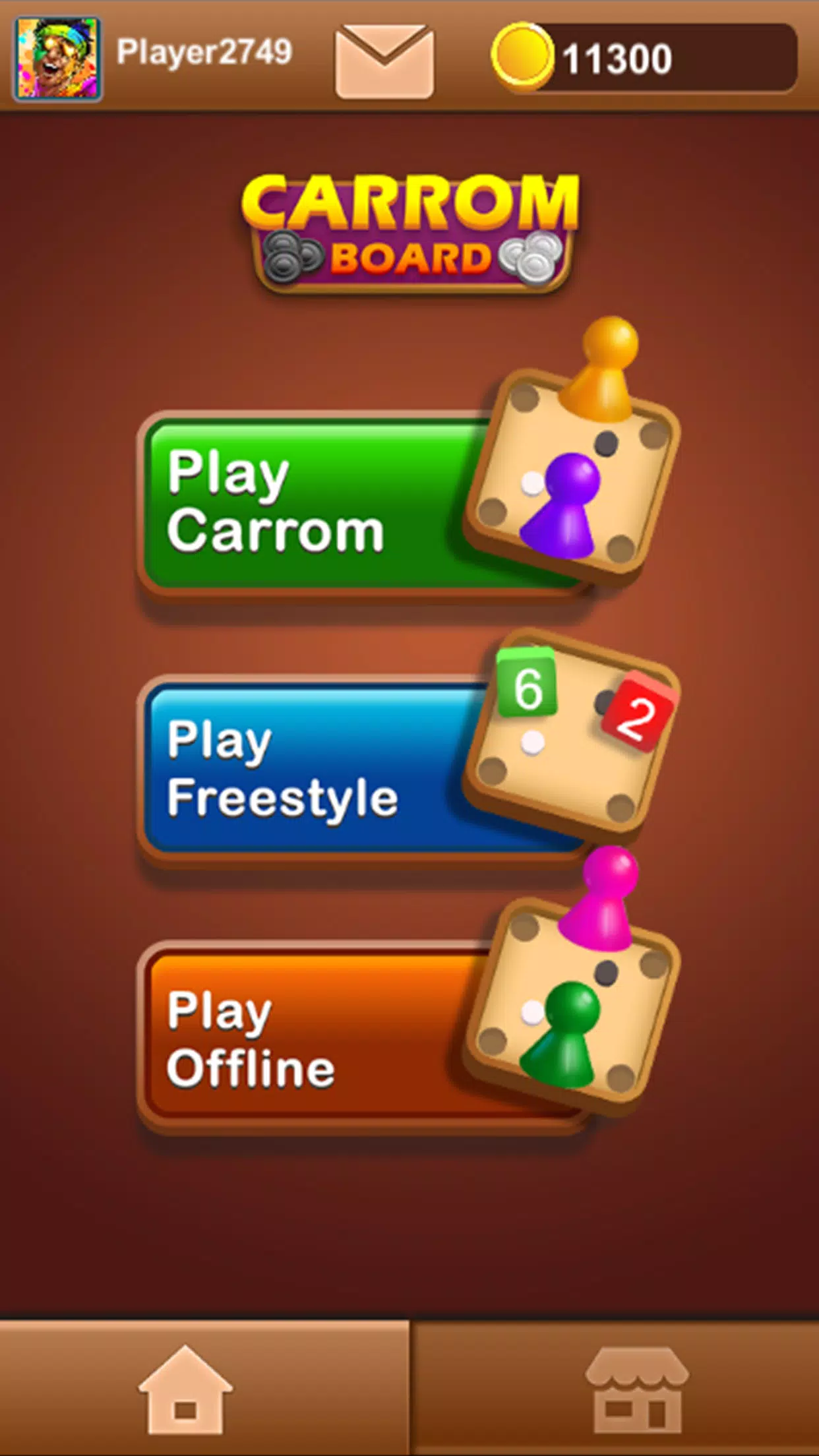 Carrom Board Carrom Board Game Скриншот 2
