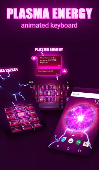 Plasma Keyboard & Wallpaper Скриншот 1