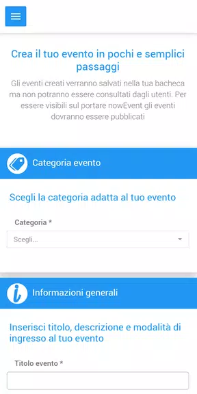 nowEvent - L'app a misura di evento Captura de tela 4