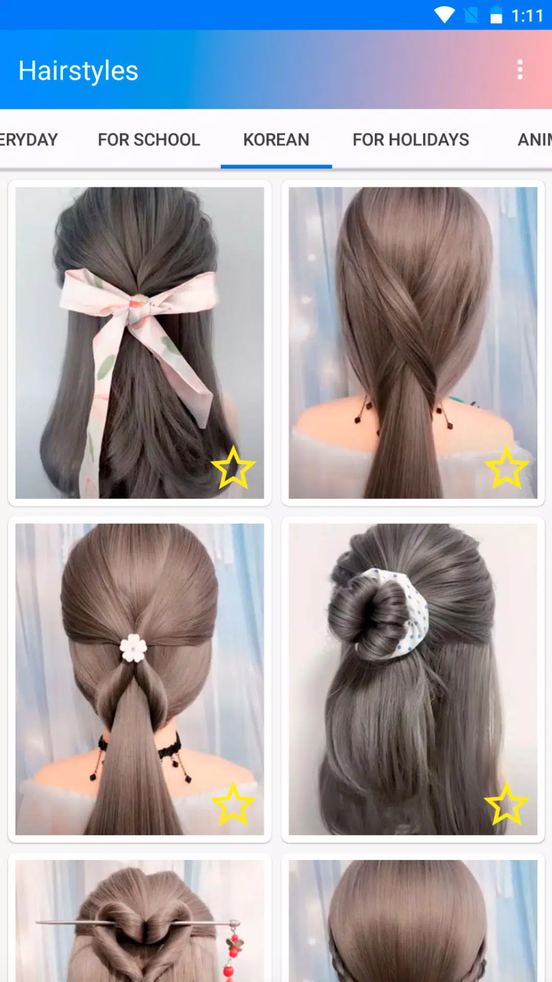 Easy hairstyles step by step 스크린샷 2