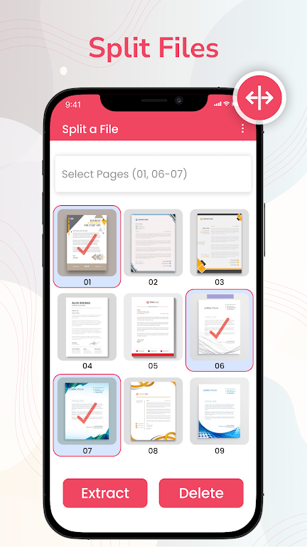 Split & Merge PDF files স্ক্রিনশট 4