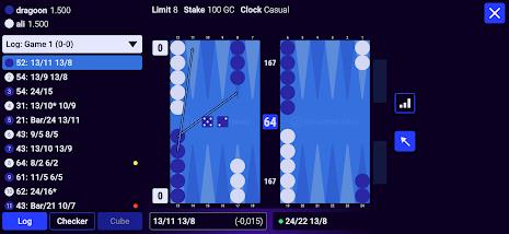 Backgammon Galaxy Zrzut ekranu 2