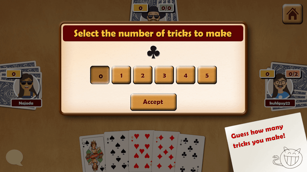 Oh Hell - Online Spades Game Screenshot 1