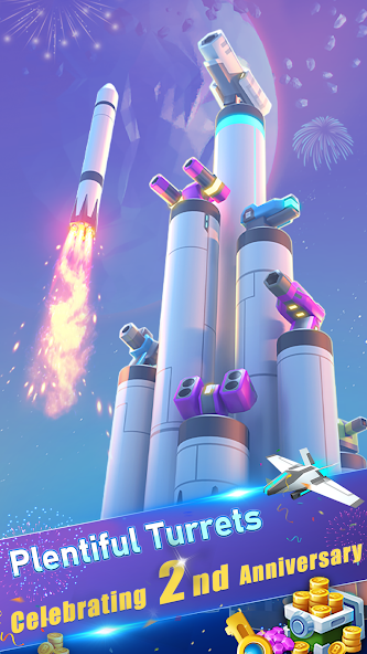 Mega Tower - Casual TD Game Mod ภาพหน้าจอ 3