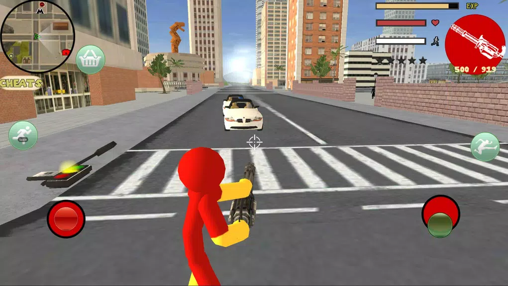 Iron Stickman Rope Hero Gangst Capture d'écran 3