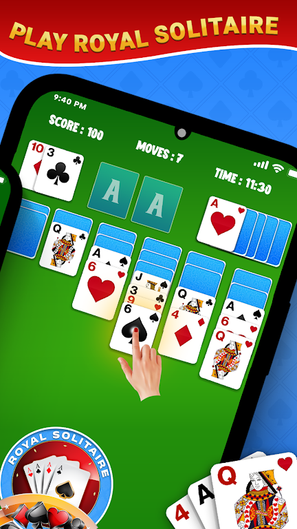 Royal Solitaire Card Game স্ক্রিনশট 2