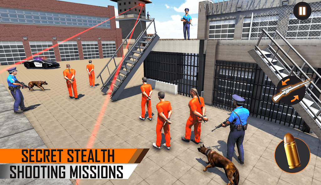 Prisoner Sniper Shooting 3D Gun Games Capture d'écran 1