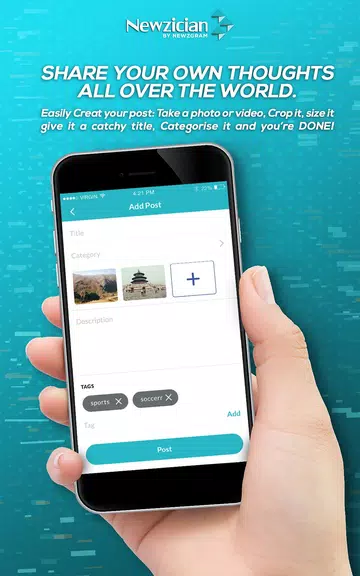 Newzician - Social news app ภาพหน้าจอ 4
