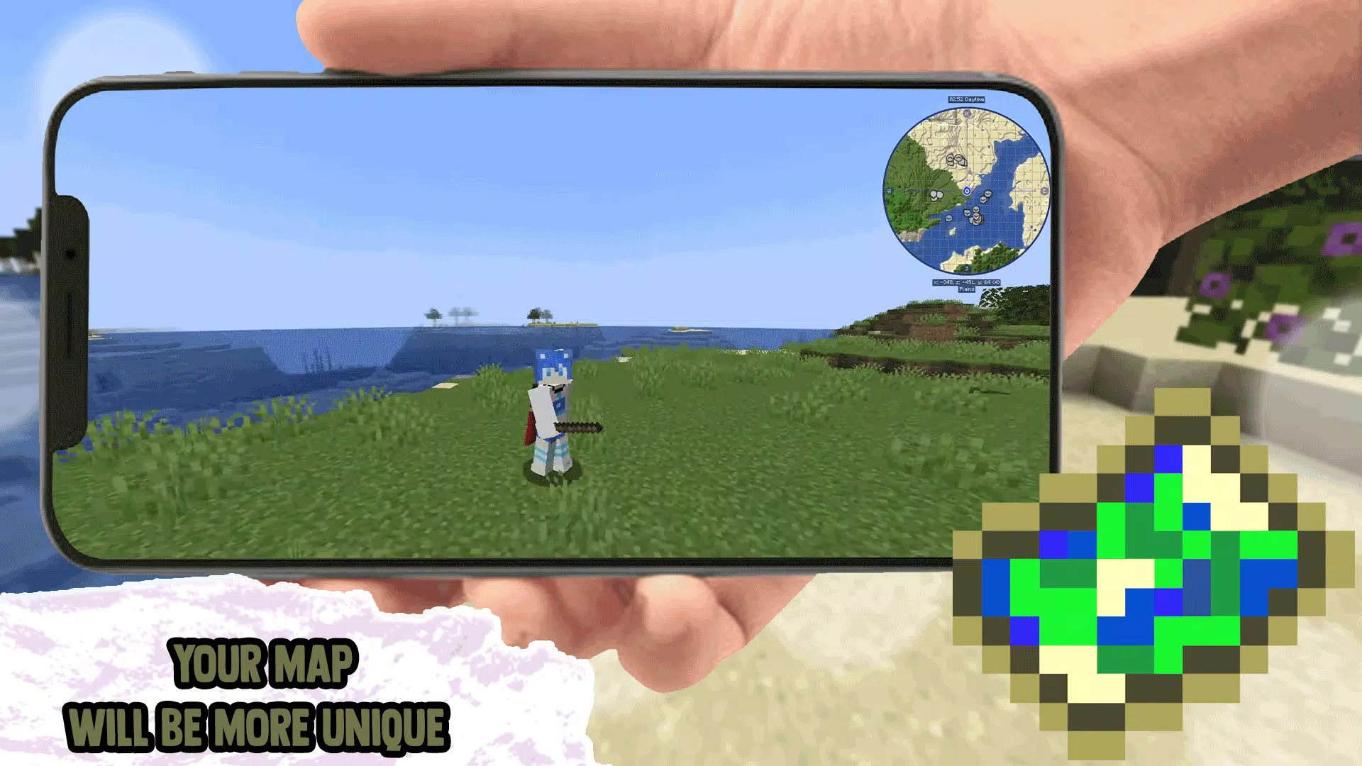 Minimap Mod Addons for MCPE Schermafbeelding 3