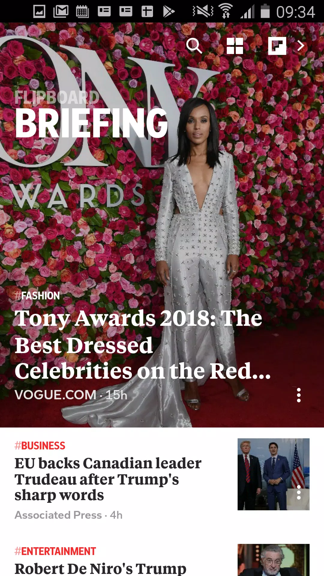 Flipboard Briefing应用截图第1张