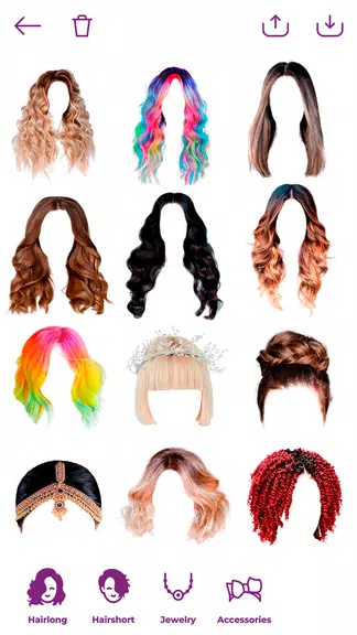 Woman Hairstyle Photo Editor應用截圖第1張