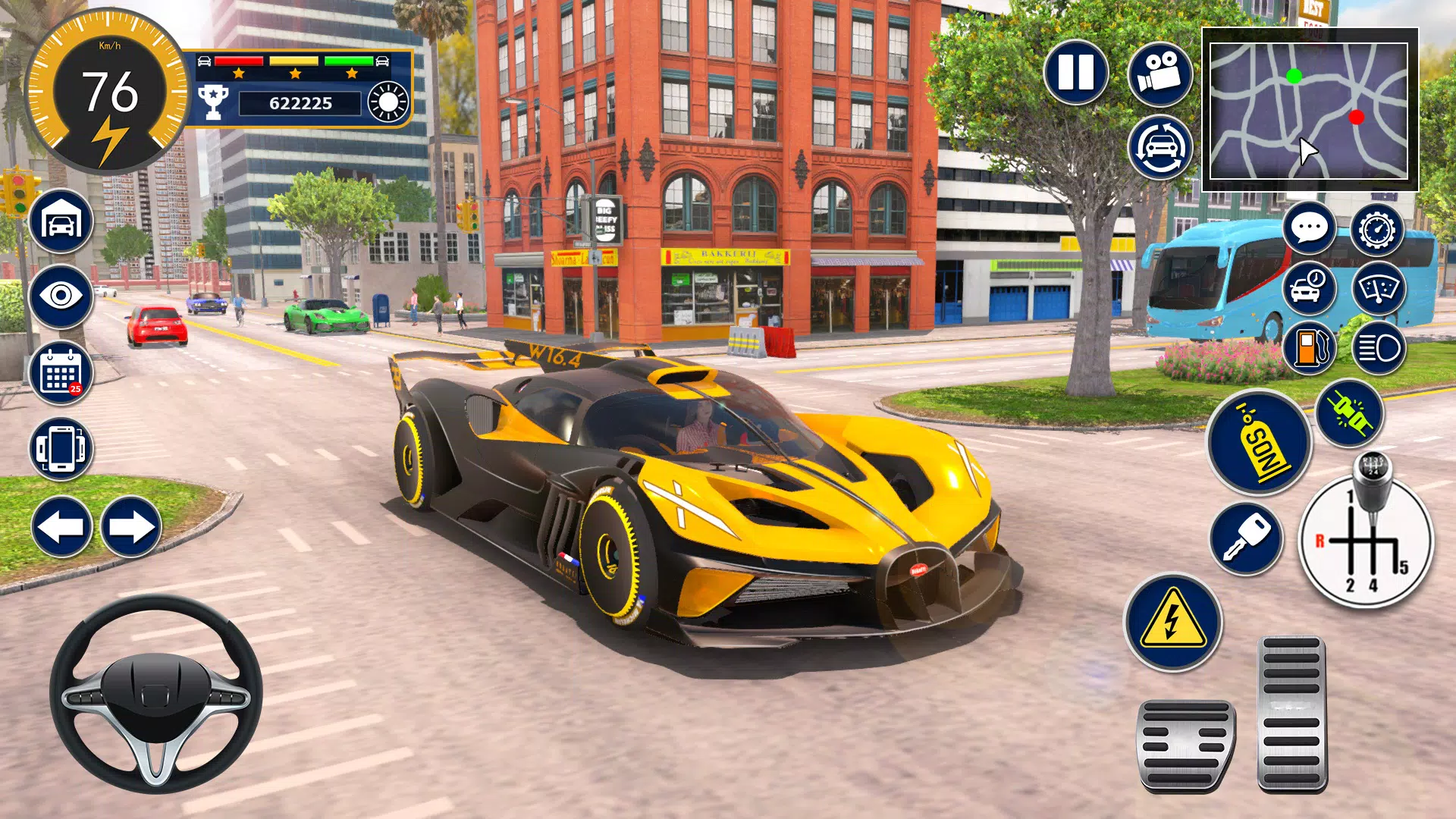 Bugatti Game Car Simulator 3D Скриншот 2