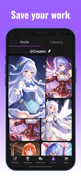 AI Image Generator - Anime Art Ảnh chụp màn hình 4