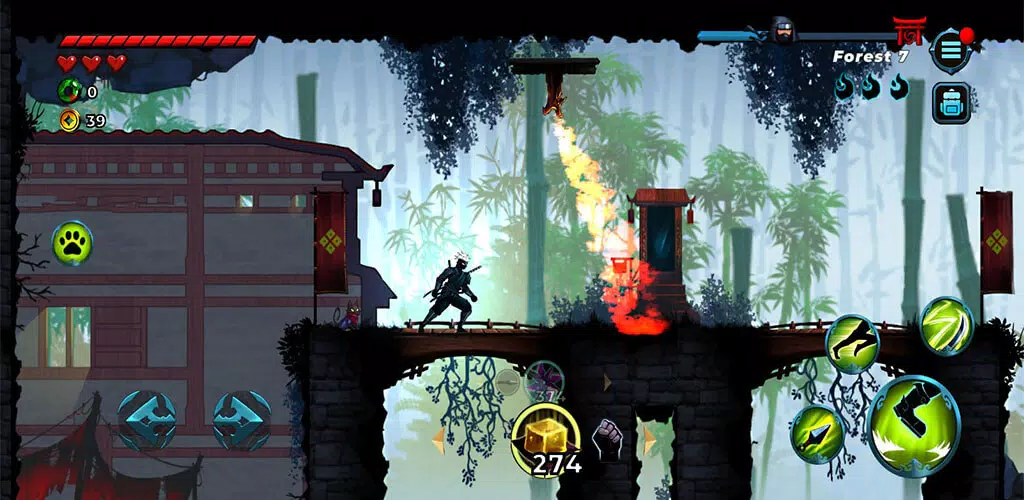 Ninja War: Shadow Adventures Ảnh chụp màn hình 2