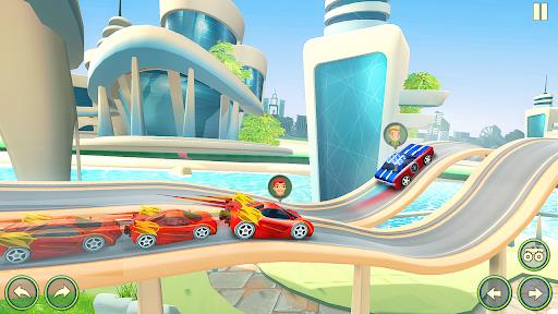 Hot Cars Fever-Car Stunt Races Captura de pantalla 1