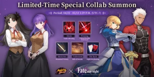 Mahjong Soul Fate/Stay Night [Heaven's Feel] İşbirliği başlattı