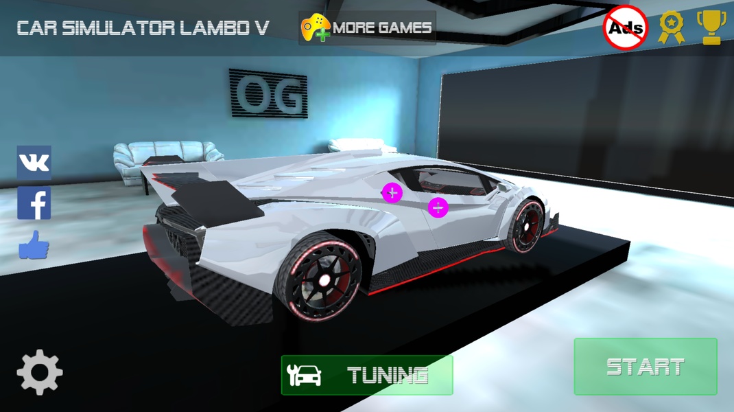 Car Simulator Veneno স্ক্রিনশট 1