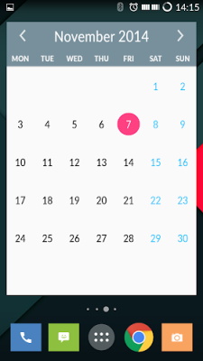 Month Calendar Widget by BiHSnow 스크린샷 1