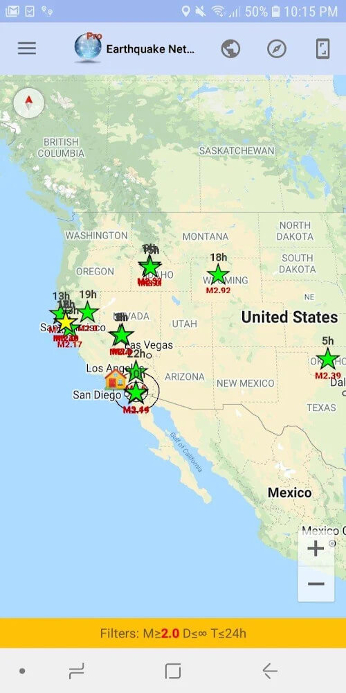 Schermata Earthquake Network Pro Mod 3