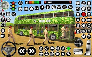 Army Coach Bus Simulator Games Capture d'écran 2