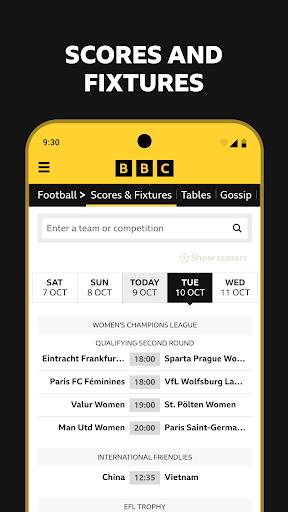 BBC Sport - News & Live Scores 스크린샷 1