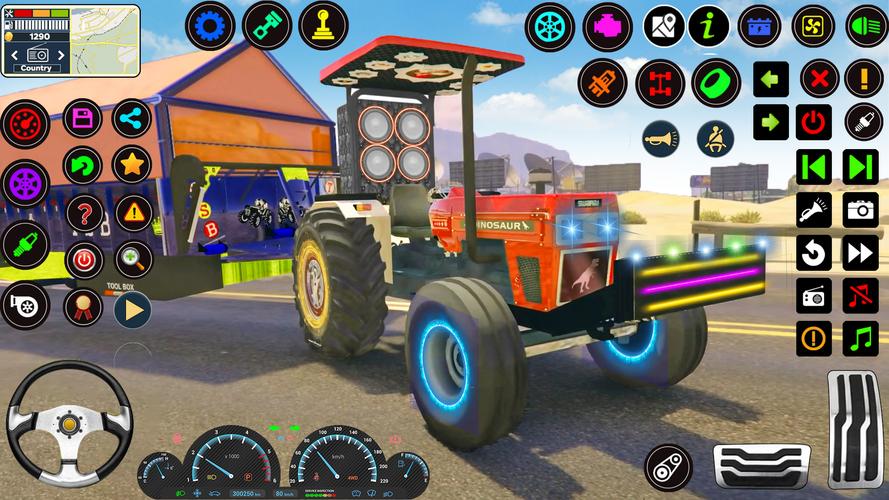 Indian Tractor Tochan Game 3d应用截图第1张