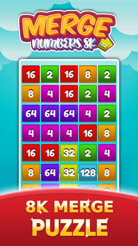 2048 Number Merge Games Puzzle Captura de tela 1