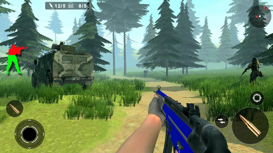 Commando Strike Offline Game Captura de pantalla 2