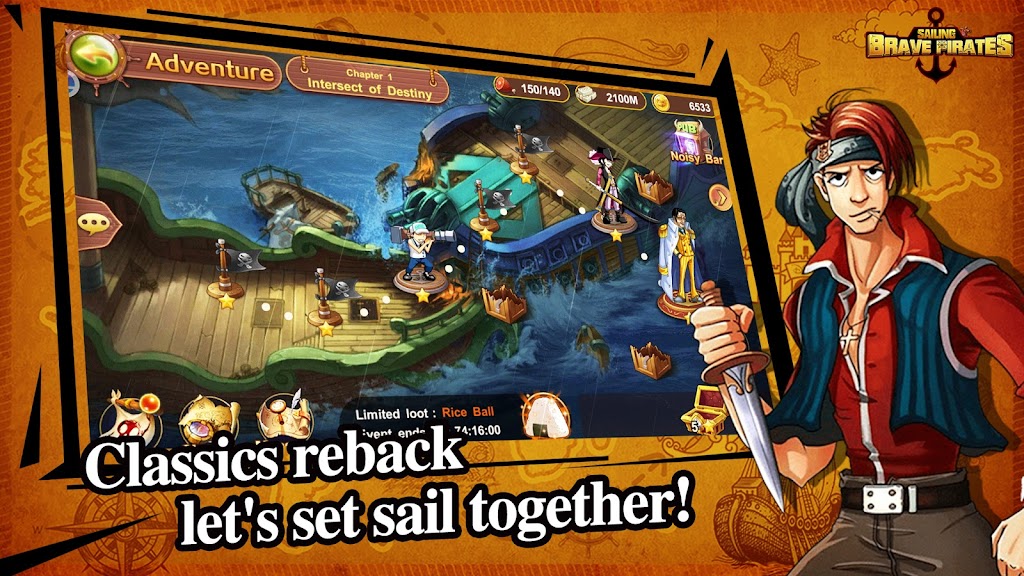 Brave Pirates: Sailing Schermafbeelding 4