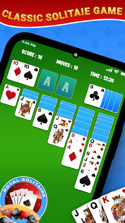 Royal Solitaire Card Game স্ক্রিনশট 1