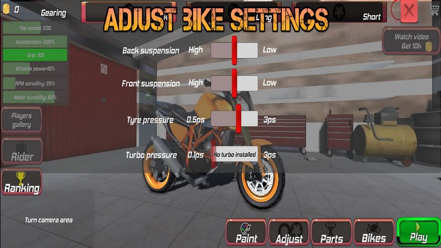 Drag Bikes 3 Captura de pantalla 3
