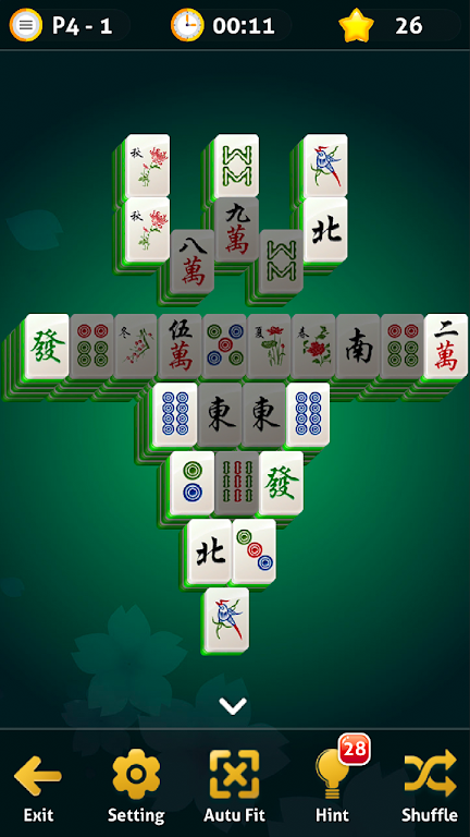 Mahjong Solitaire - Oriental Journey ภาพหน้าจอ 1