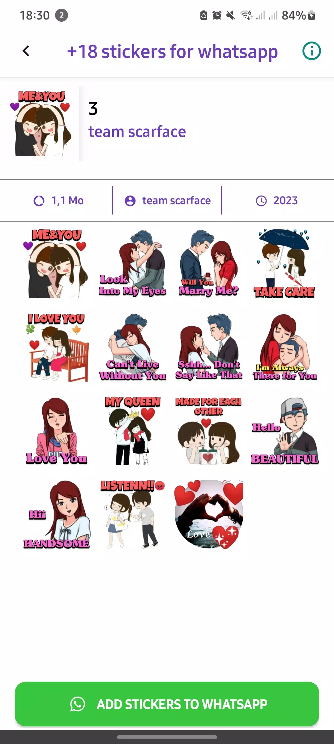 +18 Stickers For WhatsApp應用截圖第3張