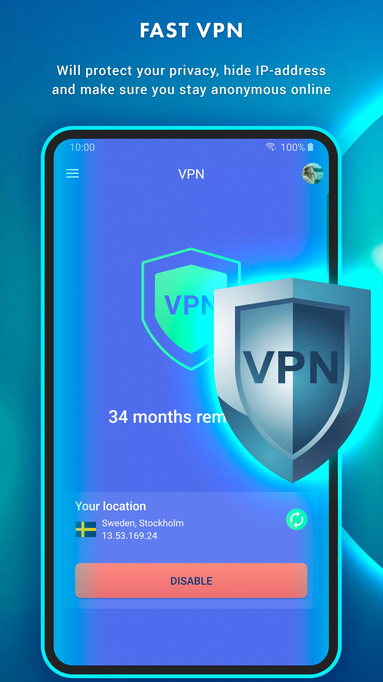 Antivirus - Cleaner + VPN Screenshot 3