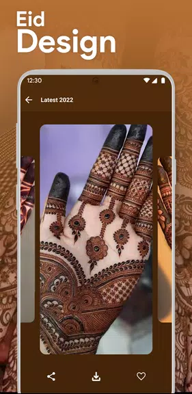 Latest Mehndi Design For Girls Captura de tela 3