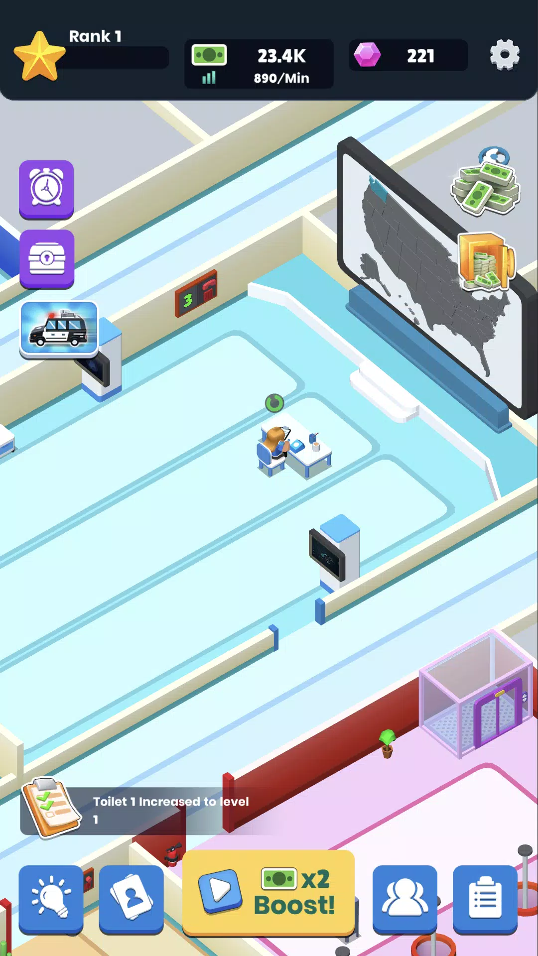 Emergency mission - idle game 스크린샷 1