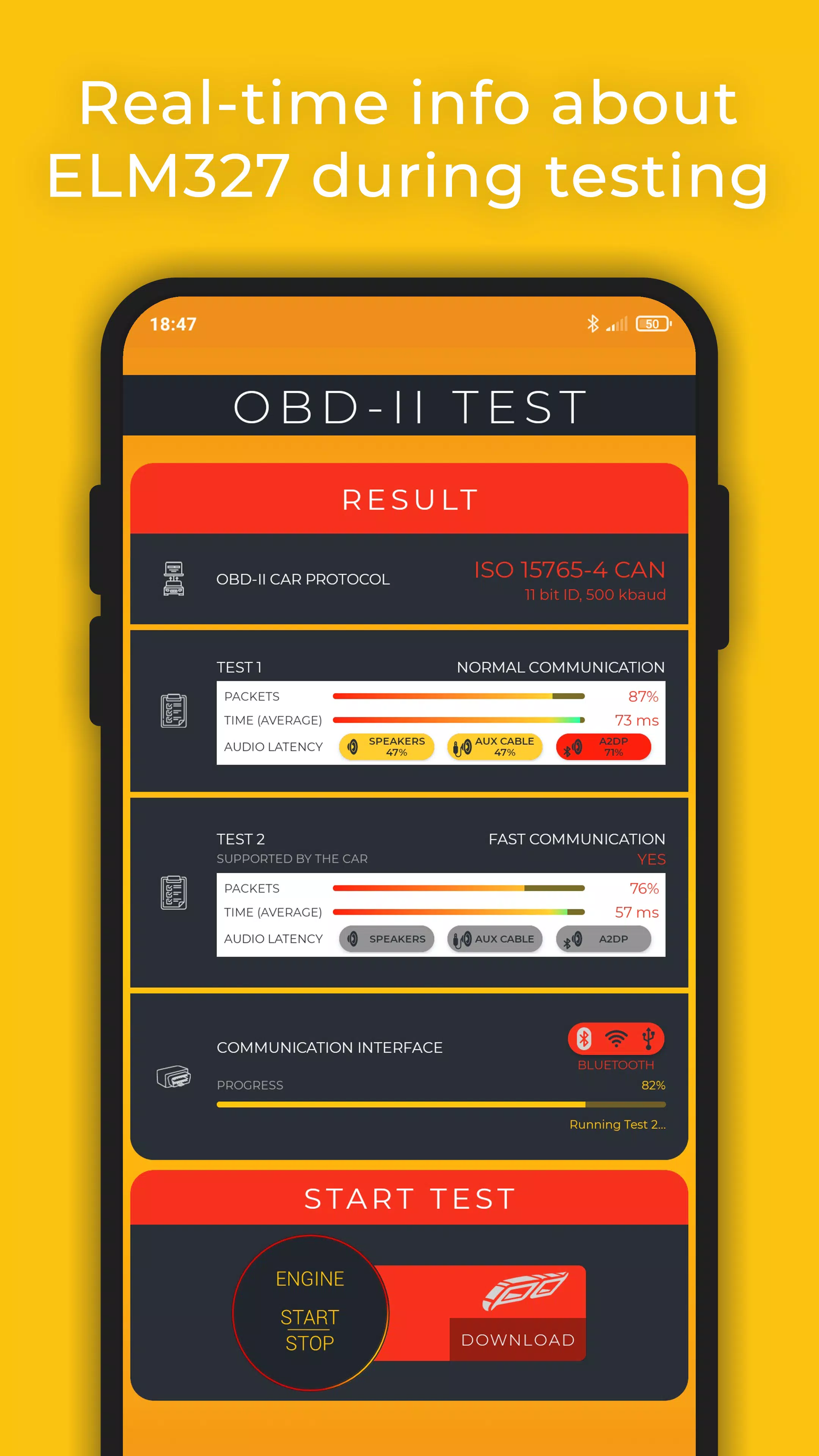 Schermata OBD2 Test 4