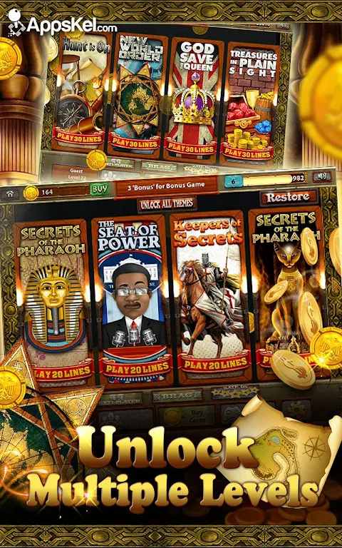 Lost Kingdom Treasure Slots– Las Vegas Casino Game Capture d'écran 3