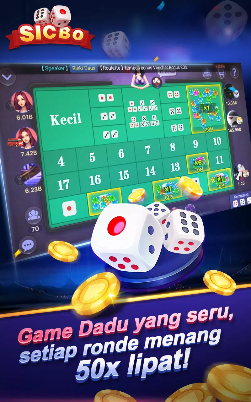 SicBo Casino Dice Game Capture d'écran 4