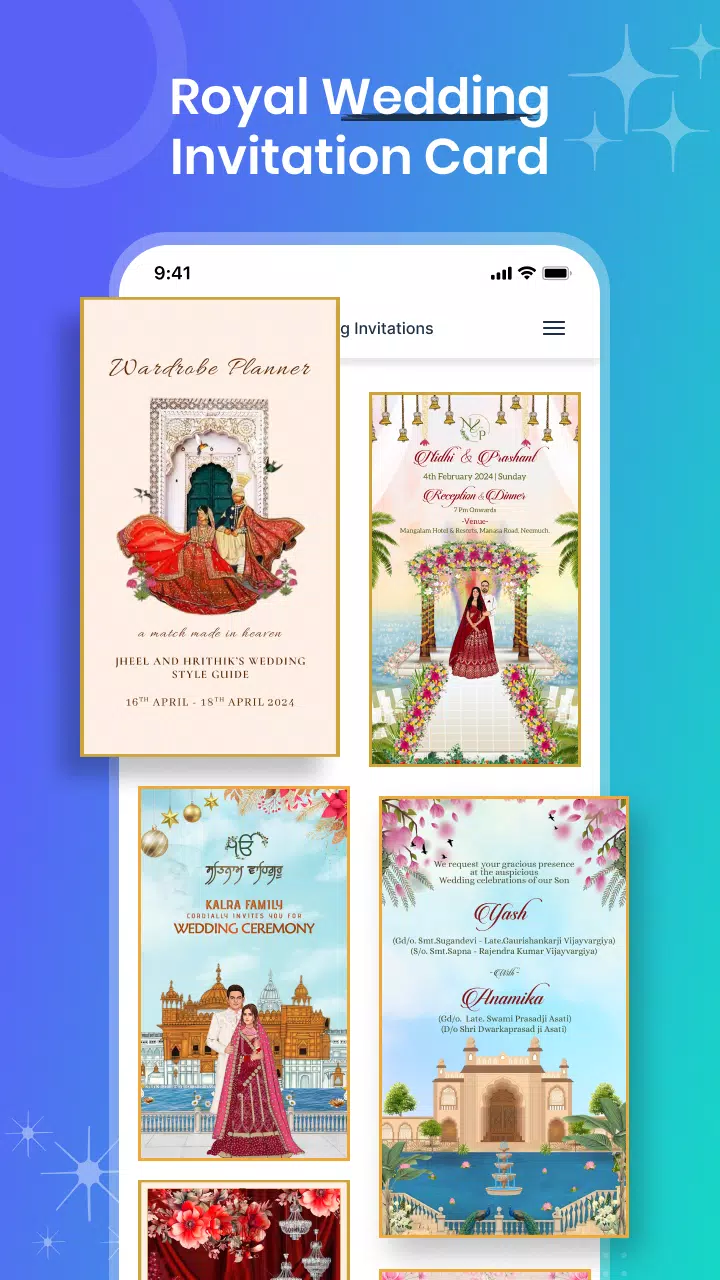 Invitation Maker - Card Design स्क्रीनशॉट 2