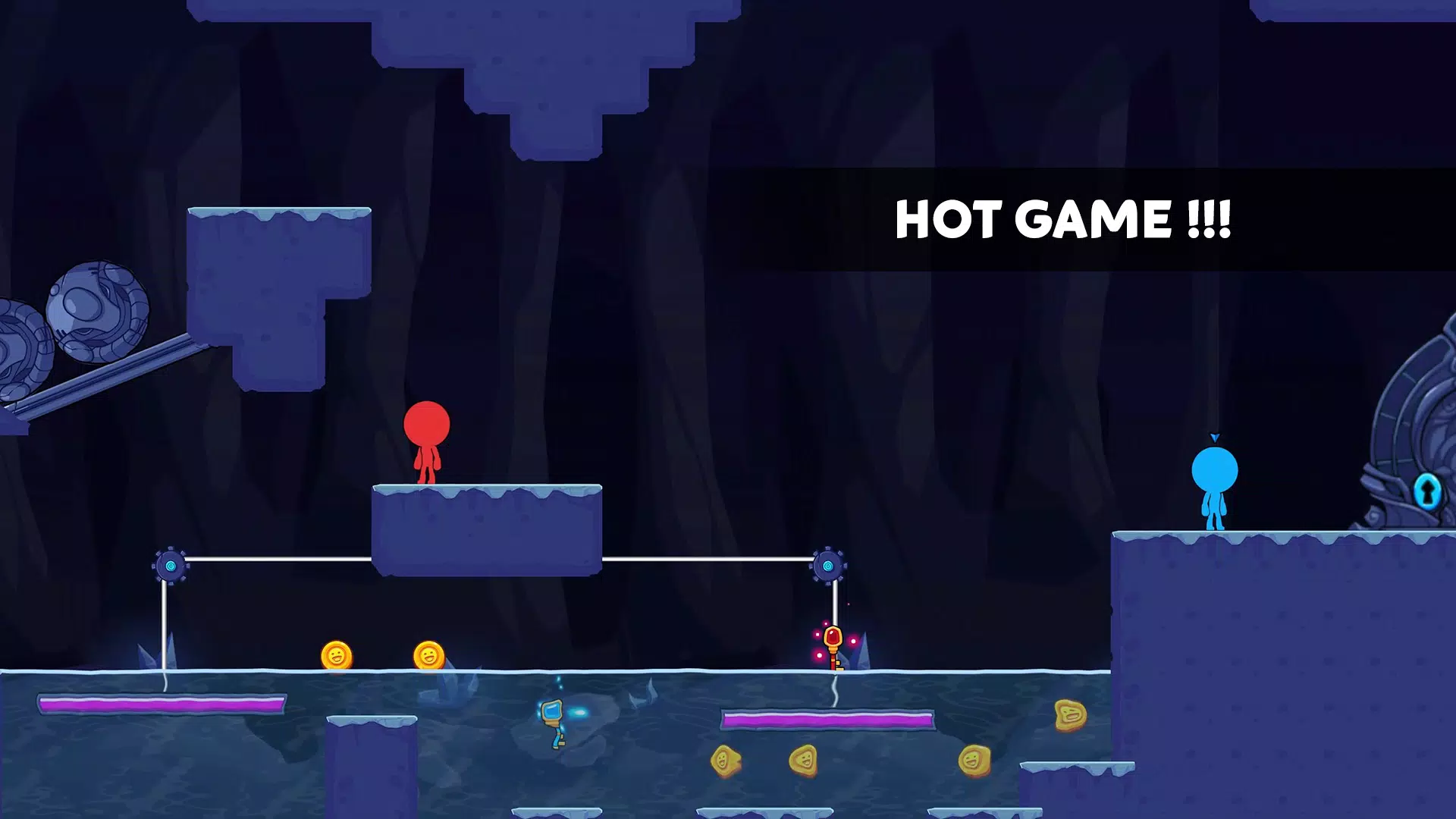 Stick World: Red Blue Journey Captura de tela 4