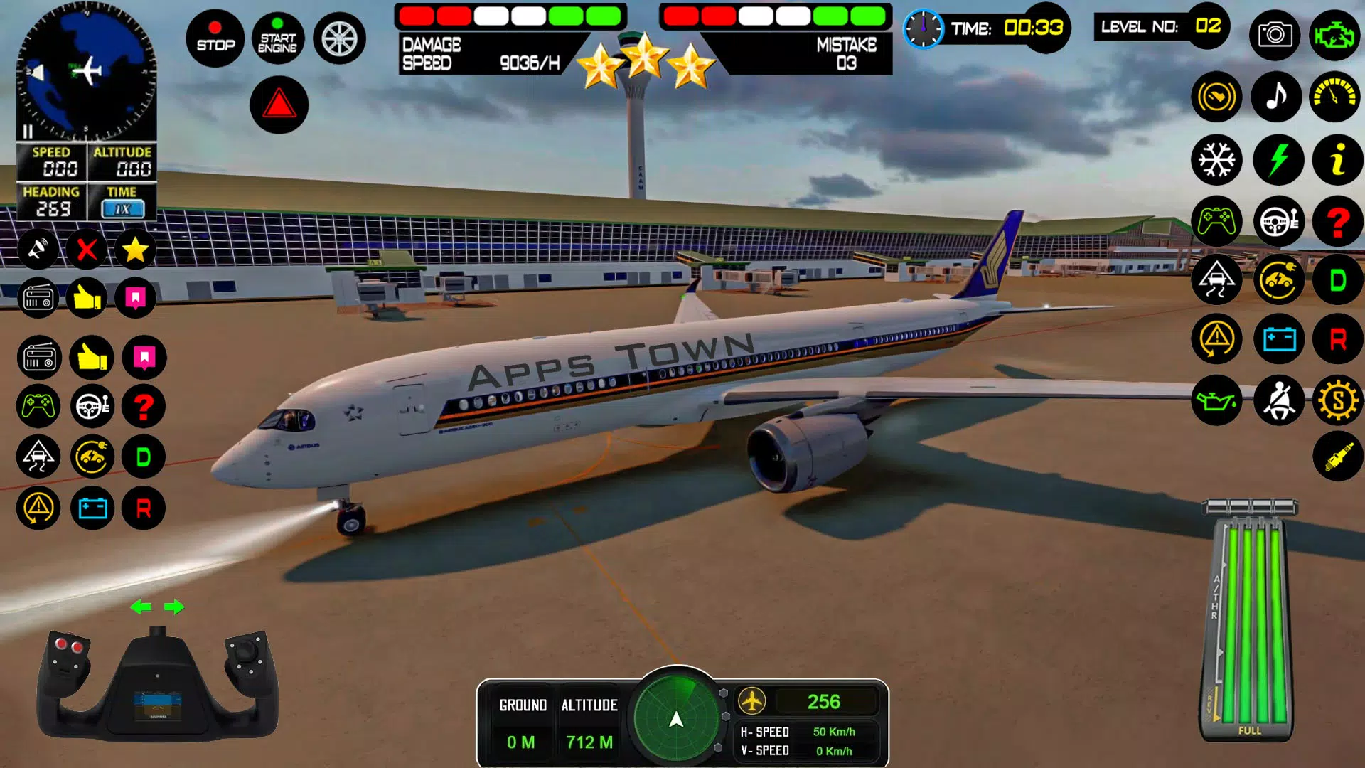 Flight Simulator Pilot Game 3D Tangkapan skrin 3