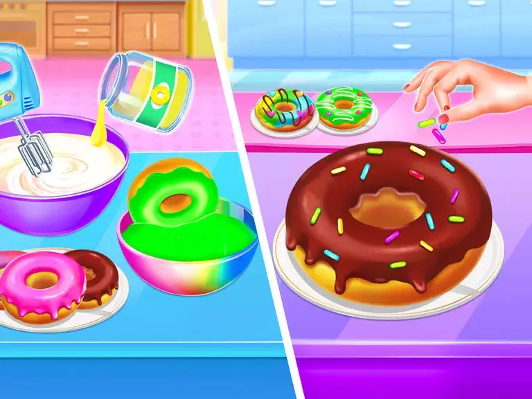 Make Donuts Game - Donut Maker 스크린샷 1