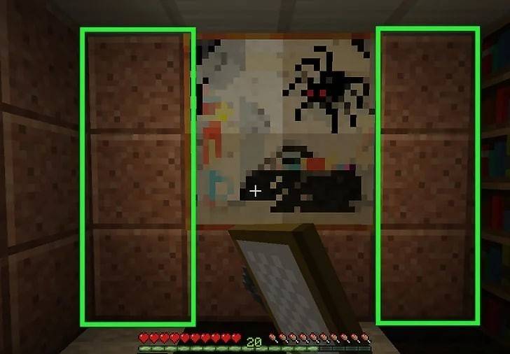 Minecraft में एक पेंटिंग कैसे लटकाएं
