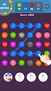 Connect pops-Sweet Match 3 ဖန်သားပြင်ဓာတ်ပုံ 1