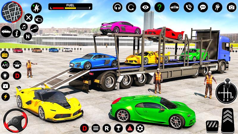 Car Transport Truck Games Скриншот 1