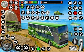 Army Coach Bus Simulator Games Capture d'écran 4